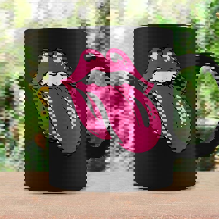 舌を広げた唇 コーヒーマグ ギフトのアイデア