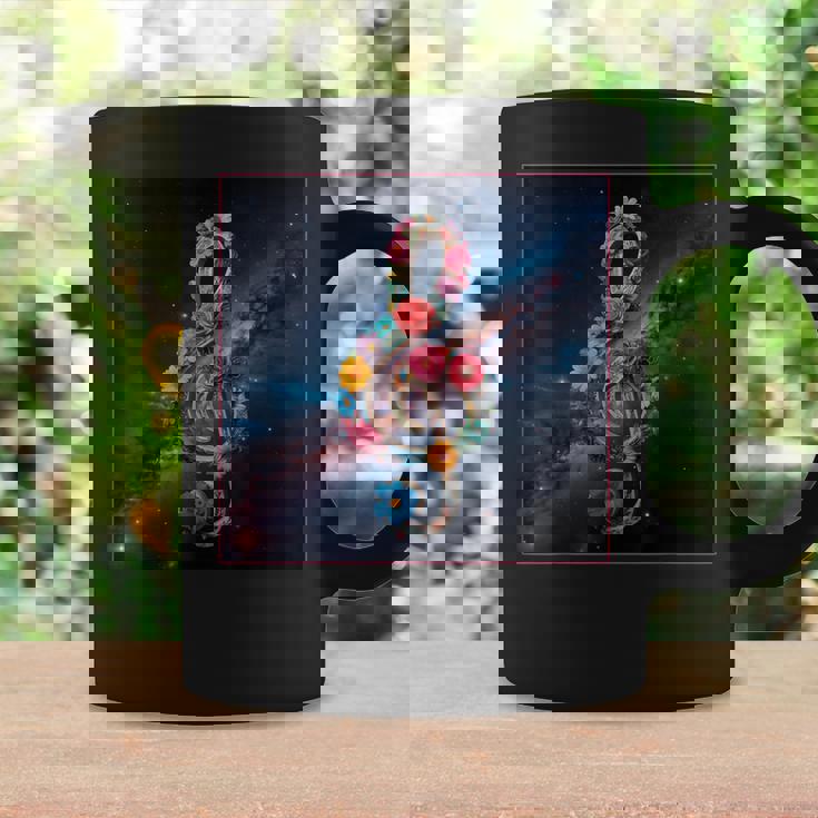 花 高音記号 銀河 宇宙 天の川 コーヒーマグ ギフトのアイデア