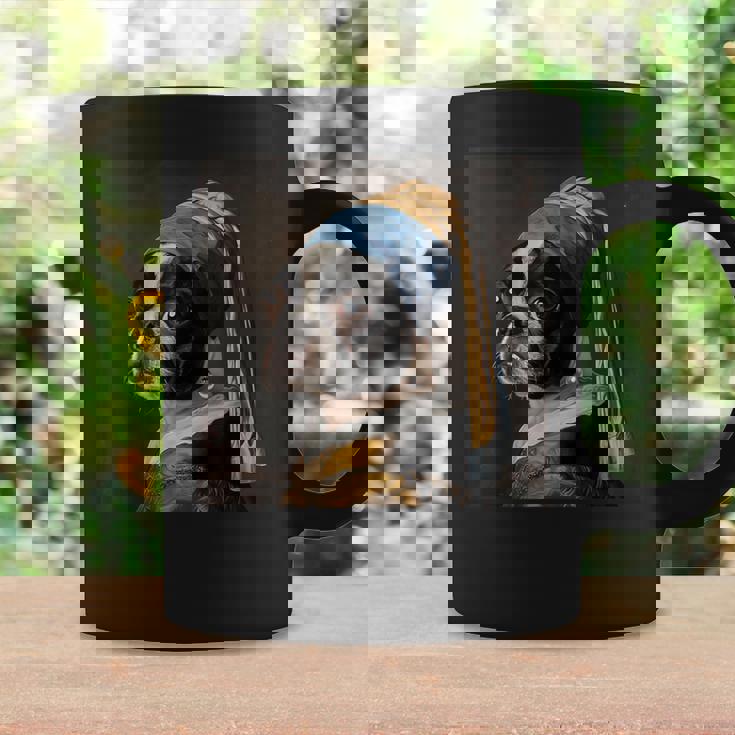 芸術におけるボストンテリア、 コーヒーマグ ギフトのアイデア