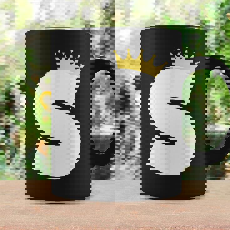 英文字 大文字 アルファベット モノグラム イニシャル キング クイーン クラウン コーヒーマグ ギフトのアイデア