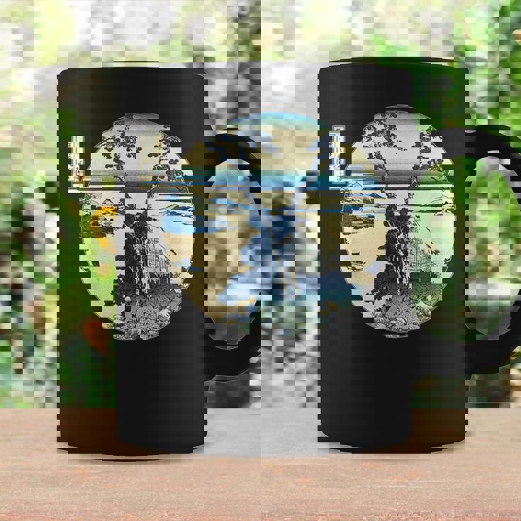 葛飾 北斎 信州諏訪湖 有名なヴィンテージアート スタイリッシュ コーヒーマグ ギフトのアイデア