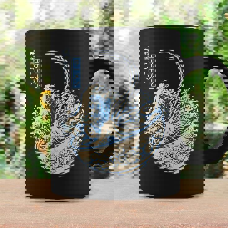 葛飾 北斎 神奈川沖浪裏 有名なヴィンテージアート ラーメン好き ラーメンオタク ラーメン 面白い ネタ ごはん 飯 麺 コーヒーマグ ギフトのアイデア