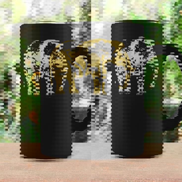 象の贈り物野生生物保護動物園動物動物学アフリカ コーヒーマグ ギフトのアイデア