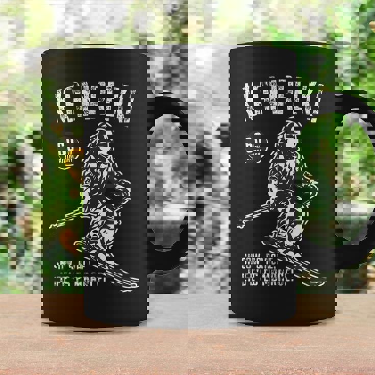 還暦祝い スキー好き 雪好き 父 母 男性 女性 60歳お祝いnow's Race Life's Embrace コーヒーマグ ギフトのアイデア