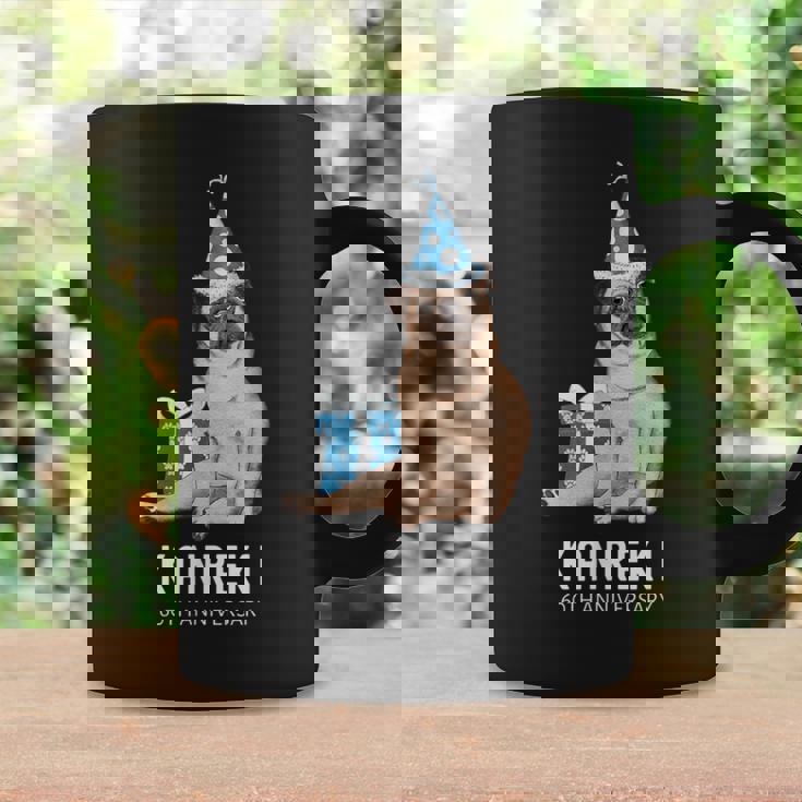 還暦祝い 犬好き 男性 女性 父 母 還暦 お祝い 60歳 かわいい 犬 パグ おしゃれ おもしろ 赤色 コーヒーマグ ギフトのアイデア