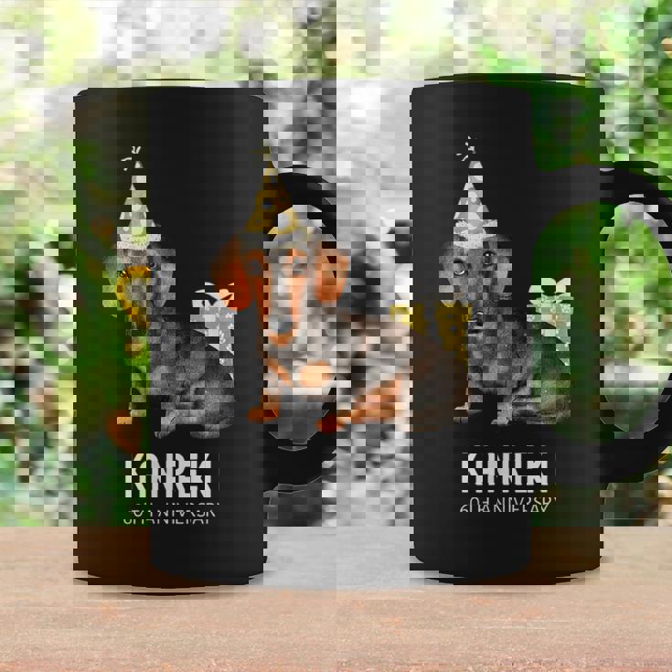 還暦祝い 犬好き 男性 女性 父 母 還暦 お祝い 60歳 かわいい 犬 ダックスフンド おしゃれ 赤色 コーヒーマグ ギフトのアイデア