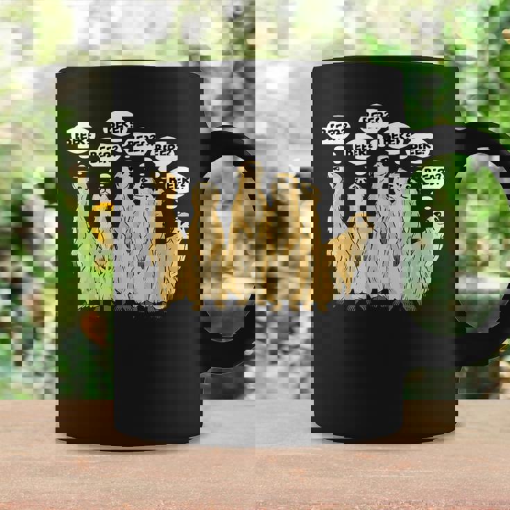 野生動物のミーアキャットアルコールビール コーヒーマグ ギフトのアイデア