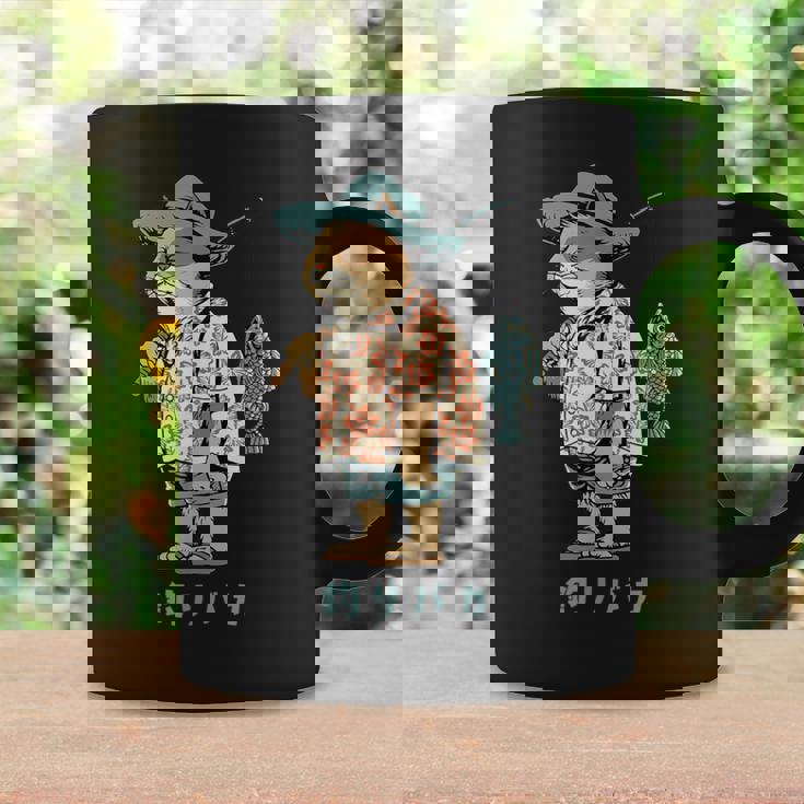 釣りバカ 釣り 猫 釣りおじさん 釣りガール 釣りボーイ 釣り好き かわいい おしゃれ おもしろ イラスト コーヒーマグ ギフトのアイデア