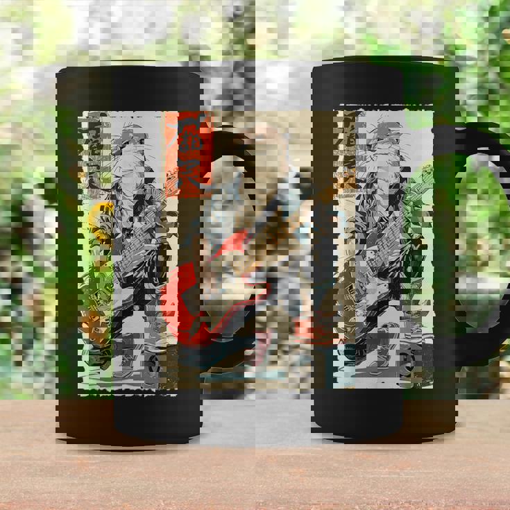 面白い 漫画 アニメ 日本美術 カワウソ ギターを弾く ロック コーヒーマグ ギフトのアイデア