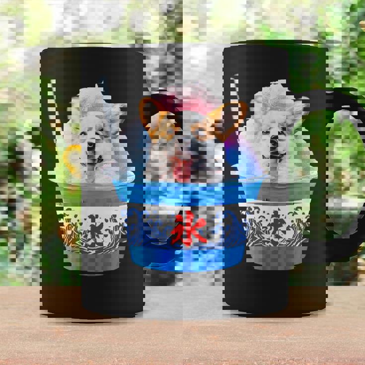 面白いtシャツ コーギー かき氷 イヌ メンズ 犬好き グッズ かわいい おもしろ 面白い 服 ネタ 夏 コーヒーマグ ギフトのアイデア