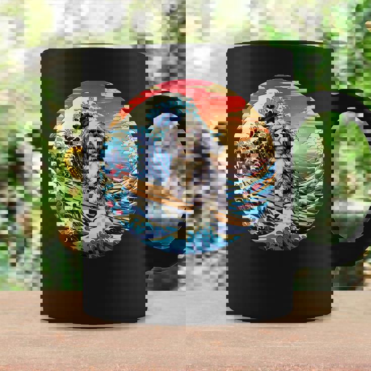 面白いtシャツ シーズー 犬 イヌ メンズ 犬好き グッズ かわいい おもしろ 面白い 服 ネタ サーフィン コーヒーマグ ギフトのアイデア