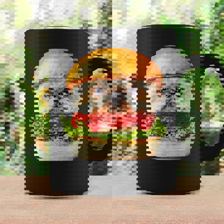 面白いtシャツ シーズー 犬 ハンバーガー メンズ 犬好き グッズ かわいい おもしろ 面白い 服 ネタ コーヒーマグ ギフトのアイデア