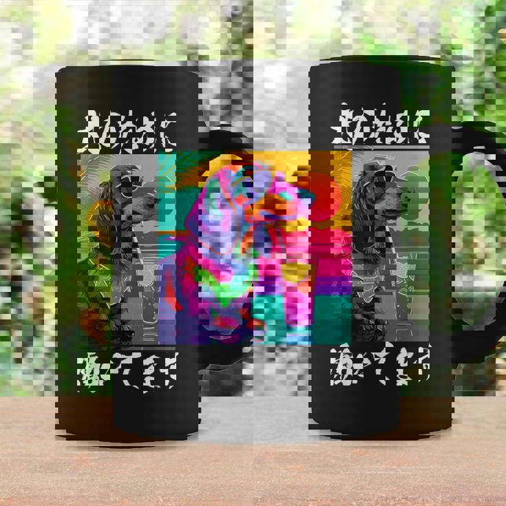 面白いtシャツ ダックスフンド イヌ わんこ メンズ 犬好き グッズ おもしろ 面白い 服 ネタ わんこ コーヒーマグ ギフトのアイデア