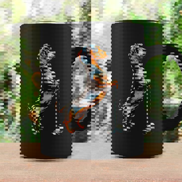 面白いtシャツ ダックスフンド ゴルフ イヌ メンズ 犬好き グッズ かわいい おもしろ 面白い 服 ネタ コーヒーマグ ギフトのアイデア