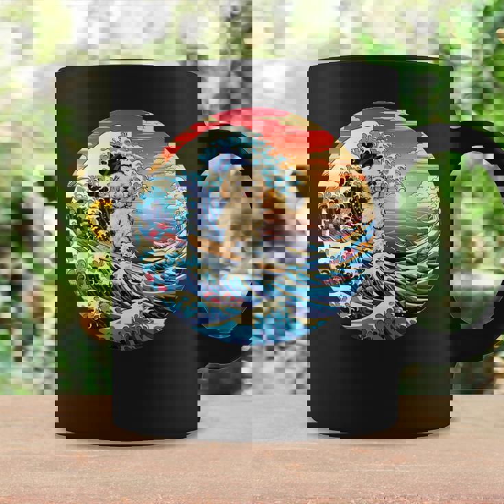 面白いtシャツ トイプードル イヌ メンズ 犬好き グッズ かわいい おもしろ 面白い 服 ネタ サーフィン コーヒーマグ ギフトのアイデア