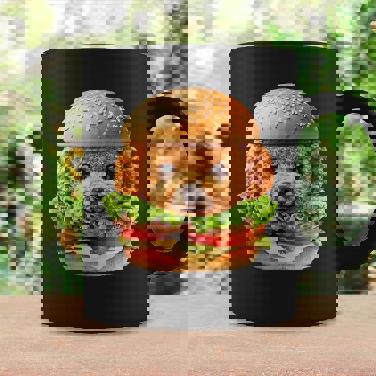 面白いtシャツ トイプードル 犬 ハンバーガー メンズ 犬好き グッズ かわいい おもしろ 面白い 服 ネタ コーヒーマグ ギフトのアイデア