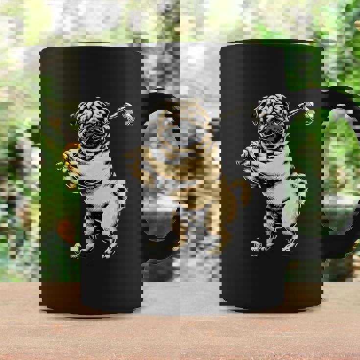 面白いtシャツ パグ ゴルフ イヌ わんこ メンズ 犬好き グッズ かわいい おもしろ 面白い 服 ネタ コーヒーマグ ギフトのアイデア