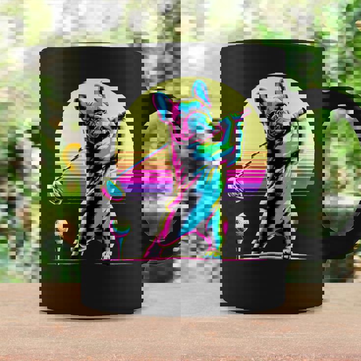 面白いtシャツ フレンチブルドッグ ゴルフ イヌ メンズ 犬 グッズ かわいい おもしろ 面白い 服 ネタ コーヒーマグ ギフトのアイデア