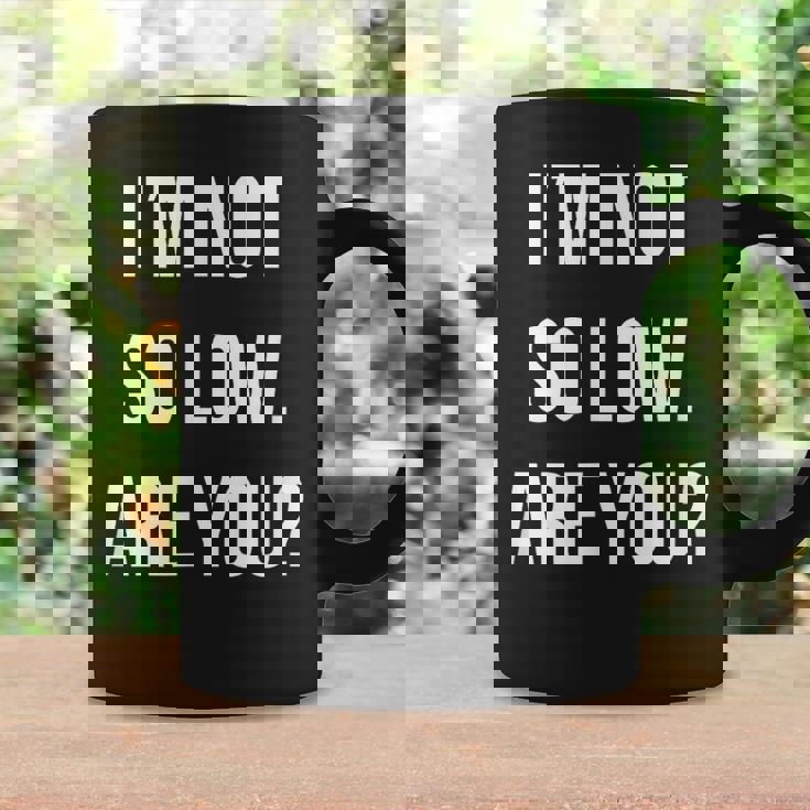 面白いtシャツ 下ネタ 文字 ダジャレ メンズ おもしろtシャツ ジョーク 男性用 英語 I'm Noto Low コーヒーマグ ギフトのアイデア