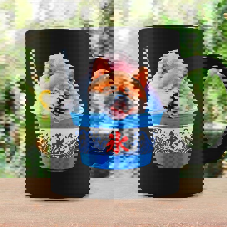 面白いtシャツ 柴犬 かき氷 イヌ わんこ メンズ 犬好き グッズ かわいい おもしろ 面白い 服 ネタ 夏 コーヒーマグ ギフトのアイデア