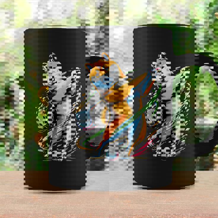 面白いtシャツ 柴犬 ゴルフ イヌ わんこ メンズ 犬好き グッズ かわいい おもしろ 面白い 服 ネタ コーヒーマグ ギフトのアイデア