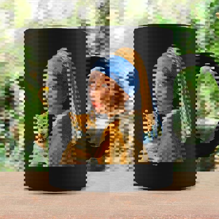 面白いtシャツ 柴犬 フェルメール わんこ メンズ 犬好き グッズ かわいい おもしろ 面白い 服 ネタ コーヒーマグ ギフトのアイデア