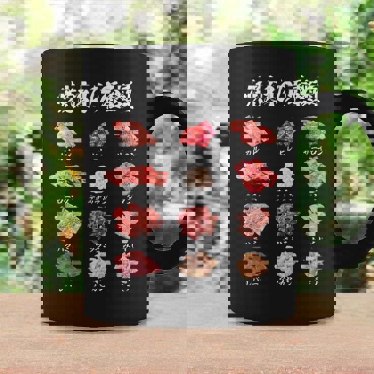 面白いtシャツ 焼肉 肉 種類 文字入り メンズ おもしろ 面白い 服 おもしろグッズ 文字tシャツ ネタ バーベキュー コーヒーマグ ギフトのアイデア