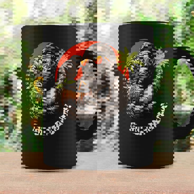 面白いゴリラココナッツグラフィックデザインギフトアイデア コーヒーマグ ギフトのアイデア