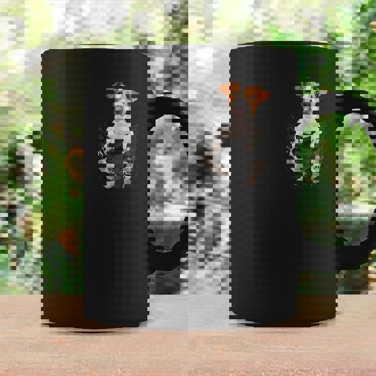 面白いジャックラッセルテリア犬ポケット犬愛好家 コーヒーマグ ギフトのアイデア