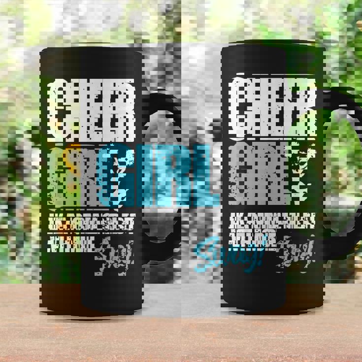 面白いチアリーダーシャツ かわいいチアリーディングガールギフト コーヒーマグ ギフトのアイデア