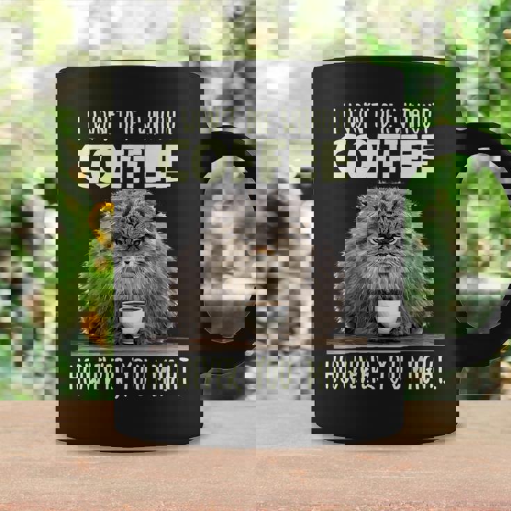 面白いパラス キャット コーヒー ドリンカーコーヒー愛好家 マヌルネコ コーヒーマグ ギフトのアイデア