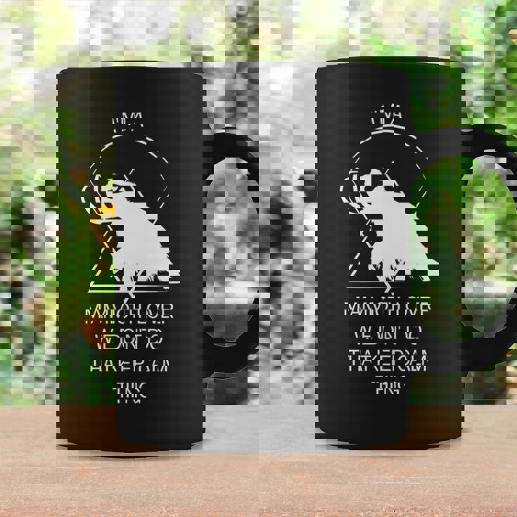 面白いマムート石器時代の氷河期デザイン 先史時代のデザイン 長袖tシャツ コーヒーマグ ギフトのアイデア