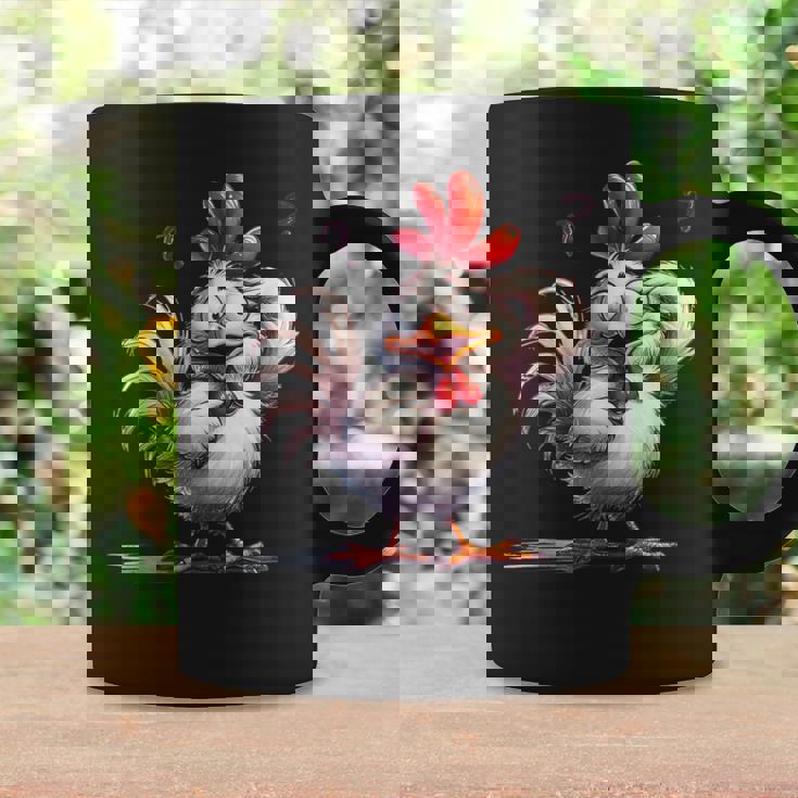 面白い動物、友人や家族のための素晴らしいチキン コーヒーマグ ギフトのアイデア