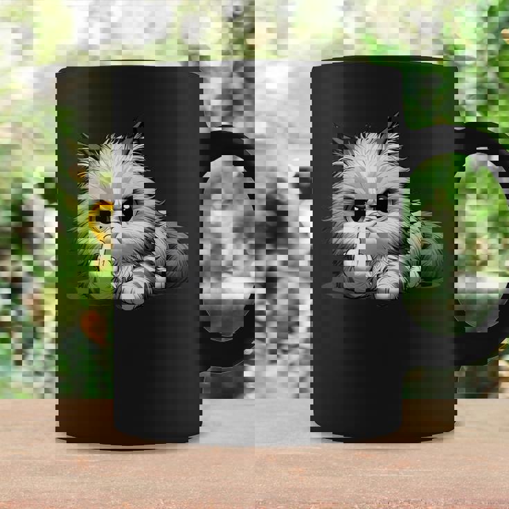 面白い猫 中指 皮肉 いたずらな 発言 コーヒーマグ ギフトのアイデア