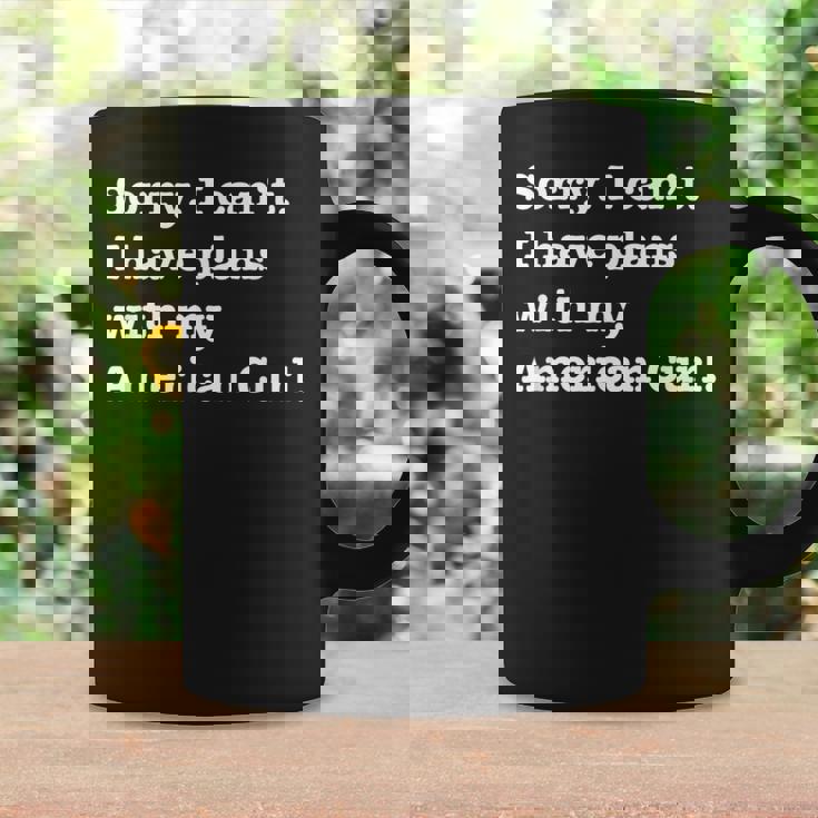 面白い皮肉 アメリカン カールの猫との計画があります コーヒーマグ ギフトのアイデア