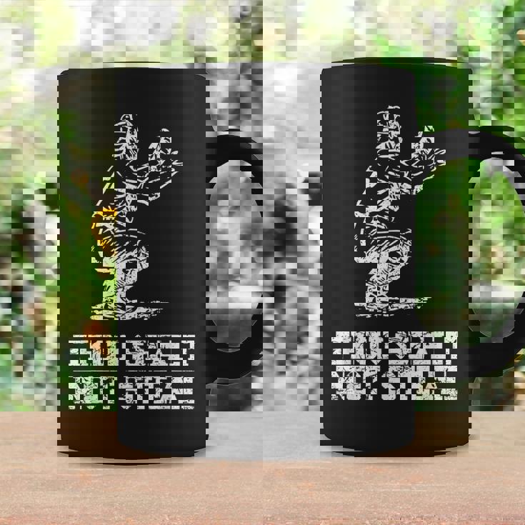 面白い野球選手キャッチャー ヴィンテージを盗んではなりません コーヒーマグ ギフトのアイデア