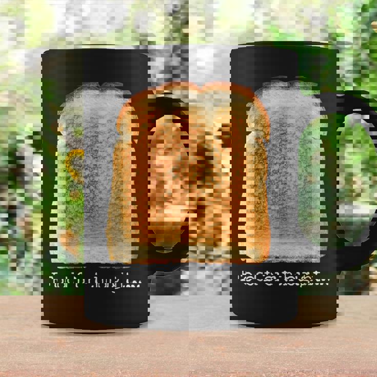 食パン トースト 食べ物 思考 おもしろい グルテンフリー ノベルティ コーヒーマグ ギフトのアイデア