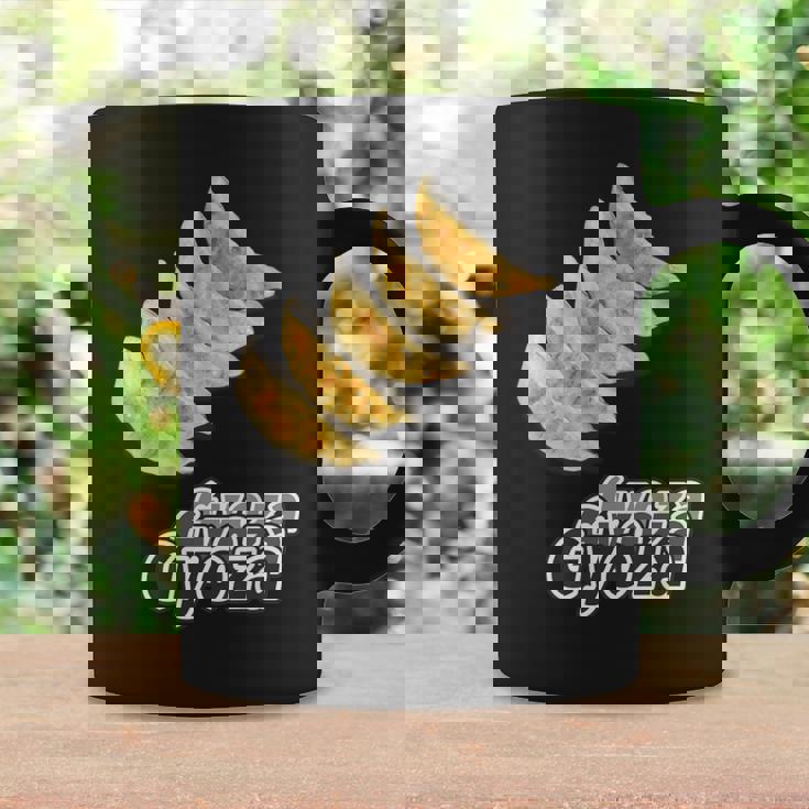 餃子 ぎょうざ Gyoza【中華 Okazu】ご飯タイム【変なtシャツ屋さん】面白い ポップ デザイン イラスト コーヒーマグ ギフトのアイデア