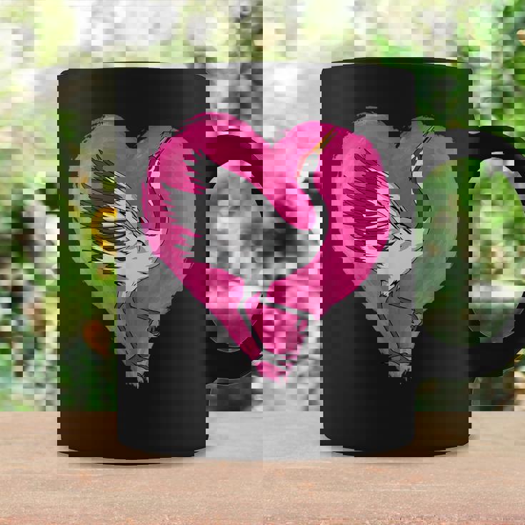 鶴 ハートデザインラブ 鶴 恋人 鶴 コーヒーマグ ギフトのアイデア