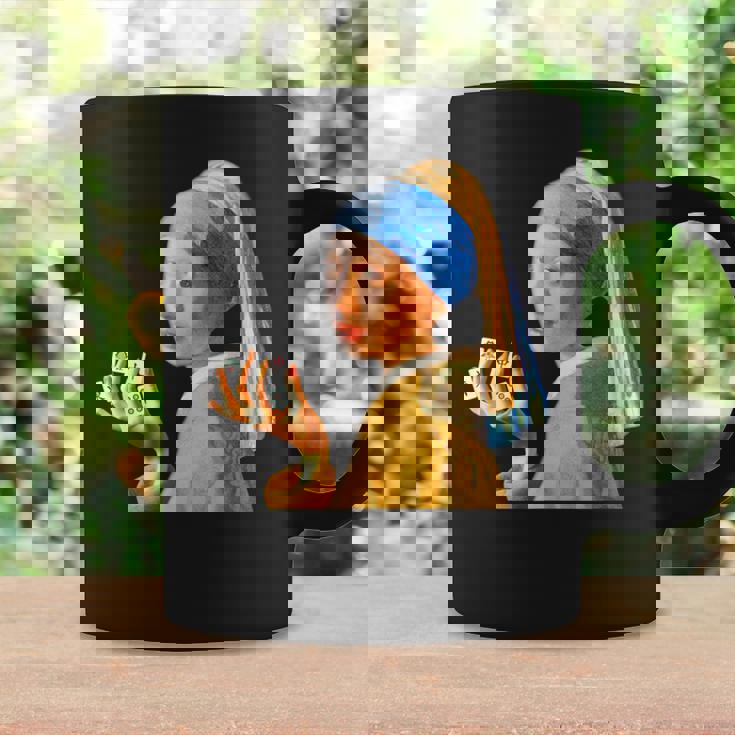 麻雀 牌 おもしろ ネタ フェルメール グッズ 服 面白いtシャツ 面白い メンズ 雀士 プレゼント おしゃれ コーヒーマグ ギフトのアイデア