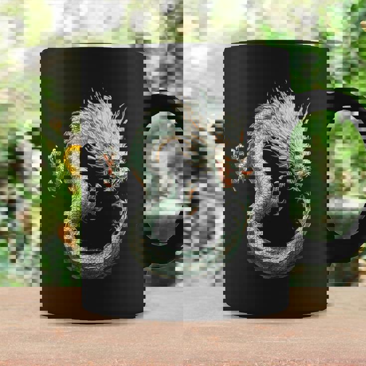 龍人 龍神 ドラゴンモチーフ 神話芸術 龍神竜 コーヒーマグ ギフトのアイデア