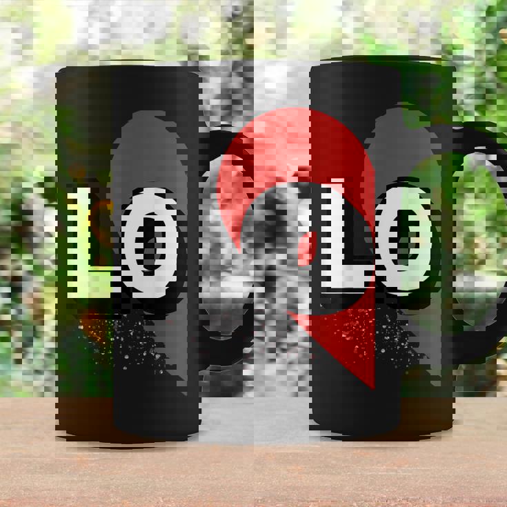 ２人で着るとハートが出来る Loveの文字になる 「Lo」カップル 恋人 コーヒーマグ ギフトのアイデア