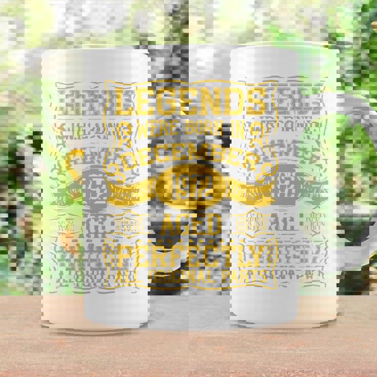 1972年12月に誕生した52歳の誕生日レジェンド。 長袖tシャツ コーヒーマグ ギフトのアイデア