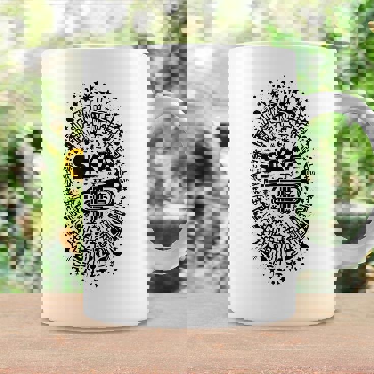 2トーン スカトランペット奏者 サムプリント コーヒーマグ ギフトのアイデア