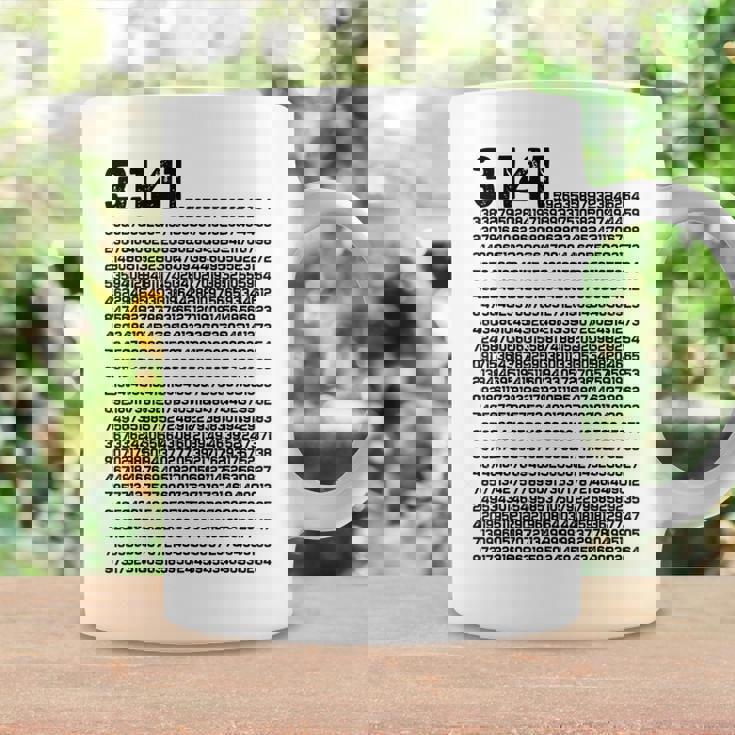 314 円周率の日 数学 非合理数 円周率 コーヒーマグ ギフトのアイデア