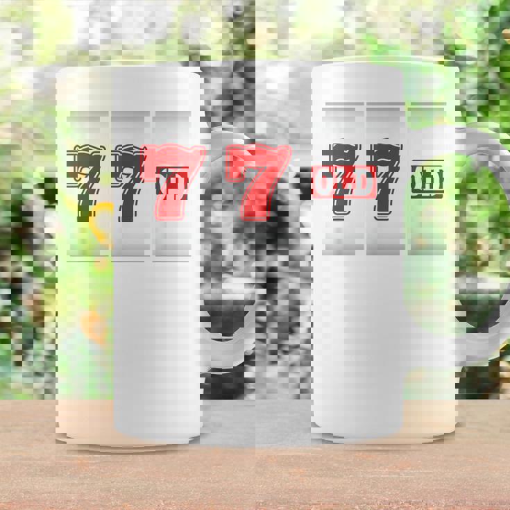 77 歳 喜寿 77歳 77才 お祝い 男性 女性 喜寿祝い 父 母 きじゅ 誕生日 スロット パチスロ コーヒーマグ ギフトのアイデア