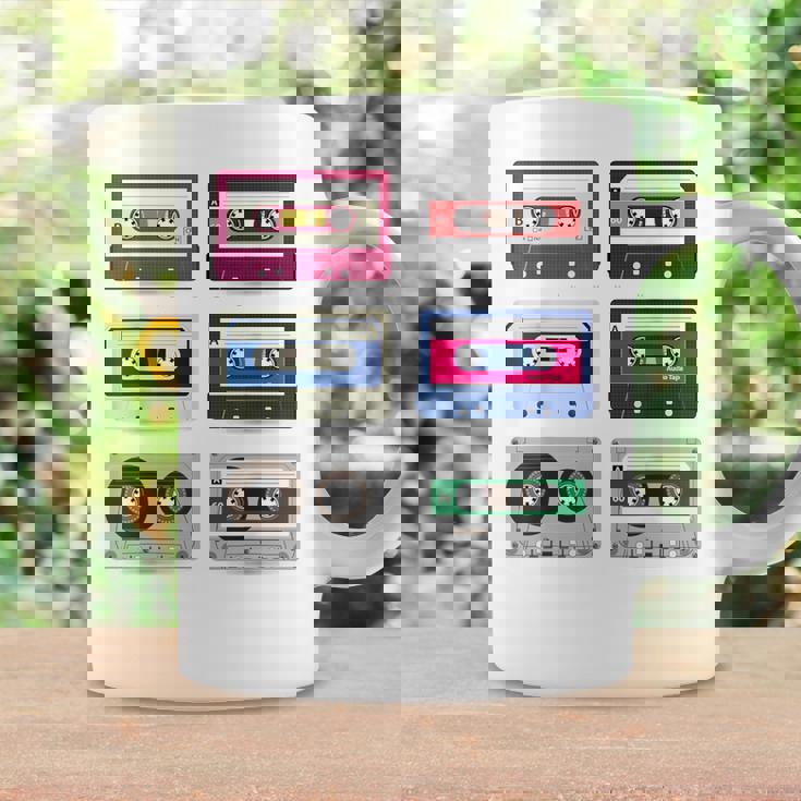 80 年代のロック カセットシャツ男性ヴィンテージ ロック カセット テープ コーヒーマグ ギフトのアイデア