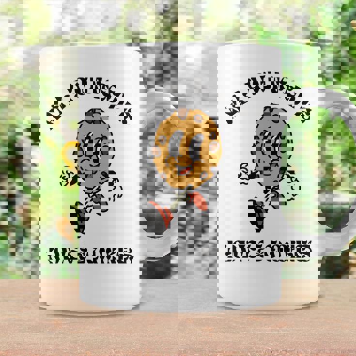 All You Need Is Love And Cookies レトロ 70年代 かわいい ハッピークッキー 長袖tシャツ コーヒーマグ ギフトのアイデア