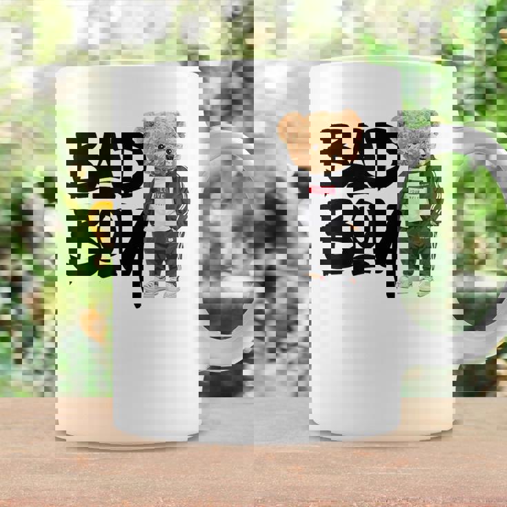 Angry Bad Boystyle、クールなテディベア、バッドボーイグラフィックデザイン。 コーヒーマグ ギフトのアイデア