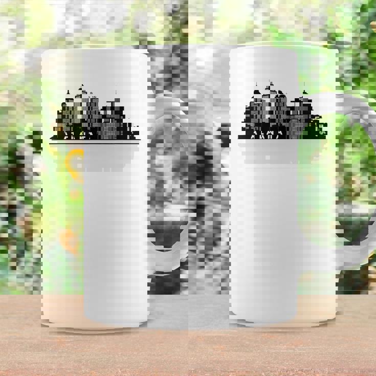 Atlanta Ga スカイライン 摩天楼 シティシルエット コーヒーマグ ギフトのアイデア